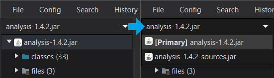 workspace dropdown menu